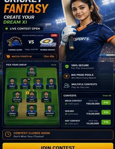 Iplsata (ipl sata) fantasy cricket & matchday visual 3